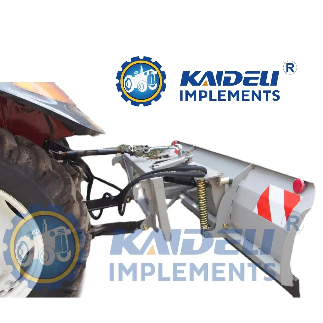 Снегоочиститель V-Snow Blade Снимите держатель ножа на мини-колесном погрузчике с бортовым поворотом.